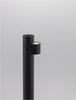 NOVA LUCE venkovní sloupkové svítidlo ADURO černý hliník a akryl LED 7.6W 3000K 200-240V 78st. IP54 9002872