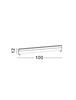 NOVA LUCE WALL WASHER černý hliník a sklo LED Chip Cree 36W 3000K DC24V nastavitelné 30st. IP67 Max Power 300W 9011161
