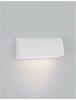NOVA LUCE venkovní nástěnné svítidlo LIV bílý litý hliník a skleněný difuzor LED 3.5W 3000K 200-240V 120st. IP54 9018061