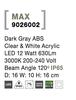 Nova Luce Venkovní nástěnné kruhové světlo MAX NV 9026002