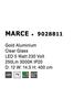 Nova Luce Krásné vzdušné LED svítidlo Marce NV 9028811