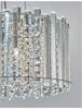 NOVA LUCE závěsné svítidlo ELEMENT chromovaný hliník sklo a K9 křišťál G9 5x5W 230V IP20 bez žárovky 9046505