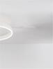 NOVA LUCE stropní svítidlo MOTIF LED stropní svítidlo bílý hliník 3000K 48W IP20 220-240V stmívatelné 9063605