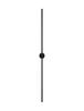 NOVA LUCE nástěnné svítidlo ADEN LED 20W 3000K hliník černá 9081103