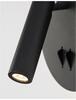 NOVA LUCE bodové svítidlo PENOR černá ocel a hliník akryl vypínač na těle LED Cree 9W 230V 3000K IP20 9081222