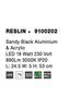 NOVA LUCE nástěnné svítidlo RESLIN černý hliník a akryl LED 18W 220V 3000K IP20 9100202