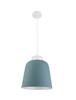 NOVA LUCE závěsné svítidlo VICTORIA modrý a bílý hliník bílý PVC kabel E27 1x12W IP20 bez žárovky 9104263