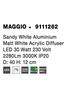 NOVA LUCE stropní svítidlo MAGGIO bílý hliník matný bílý akrylový difuzor LED 30W 230V 3000K IP20 9111262
