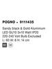 NOVA LUCE bodové svítidlo POGNO černá a zlatý hliník GU10 3x10W IP20 220-240V bez žárovky 9111435