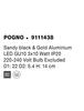 NOVA LUCE bodové svítidlo POGNO černá a zlatý hliník GU10 3x10W IP20 220-240V bez žárovky 9111438