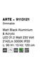 NOVA LUCE závěsné svítidlo ARTE matný černý hliník a akryl LED 31.2W 230V 3000K IP20 stmívatelné 9113121