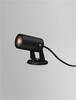 NOVA LUCE venkovní svítidlo s bodcem DESTRY černý hliník a čiré sklo plástvový difuzor proti oslnění GU10 1x10W 220-240V bez žárovky IP54 9136184