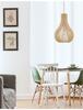 NOVA LUCE závěsné svítidlo SOHO přírodní dřevo hnědý textilní kabel dřevěná rozeta E27 1x12W 230V IP20 bez žárovky 9138061