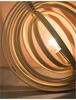 NOVA LUCE závěsné svítidlo ASCO přírodní dřevo hnědý textilní kabel E27 1x12W 230V IP20 bez žárovky 9138062
