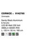 NOVA LUCE závěsné svítidlo CORNICE černý hliník a akryl LED 80W 230V 3000K IP20 stmívatelné 9142765