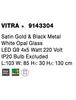 NOVA LUCE závěsné svítidlo VITRA saténový zlatý a černý kov bílé opálové sklo G9 4x5W 220V IP20 bez žárovky 9143304