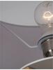 NOVA LUCE stojací lampa SALINO stínidlo slonovinová bílá hnědý kabel přírodní dřevo E27 1x12W 230V IP20 bez žárovky 9145061