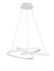 NOVA LUCE závěsné svítidlo MENTON bílý hliník a akryl LED 43W 230V 3000K IP20 stmívatelné 9147111