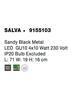 NOVA LUCE bodové svítidlo SALVA černý kov GU10 4x10W 230V IP20 bez žárovky 9155103