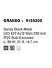 NOVA LUCE stropní svítidlo GRANSO černý kov E27 6x12W 230V IP20 bez žárovky 9156306