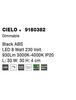 NOVA LUCE hvězdné nebe CIELO černé LED 8W 230V 3000K-4000K IP20 bez dálkového ovládání stmívatelné 9180382