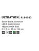 Nova Luce LED osvětlení Ultrathin nad konferenční stolek - 3 W, 180 lm, černá NV 9184022