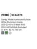 NOVA LUCE závěsné svítidlo PERO bílý hliník GU10 1x10W IP20 220-240V bez žárovky 9184375