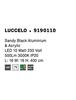 NOVA LUCE závěsné svítidlo LUCCELO černý hliník a akryl LED 10W 230V 3000K IP20 9190110