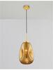 NOVA LUCE závěsné svítidlo LAVA zlatý kov ručně vyrobené zlaté sklo E27 1x12W 230V IP20 bez žárovky 9190393