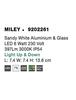 NOVA LUCE venkovní nástěnné svítidlo MILEY bílý hliník a sklo LED 7W 3000K 200-240V IP54 světlo nahoru a dolů 9202261