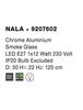 Nova Luce Elegantní závěsné svítidlo Nala se stínidlem z opálového nebo kouřového skla - 1 x 60 W, kouřové sklo NV 9207602