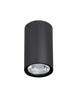NOVA LUCE venkovní stropní svítidlo CECI černý hliník skleněný difuzor Osram LED 3W 3000K 100-240V 52st. IP65 9220022