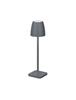 NOVA LUCE venkovní stolní lampa COLT tmavě šedý litý hliník a akryl LED 2W 3000K IP54 62st. 5V DC vypínač na těle USB kabel stmívatelné 9223413
