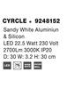 NOVA LUCE nástěnné svítidlo CYRCLE bílý hliník a akryl LED 22.5W 230V 3000K IP20 9248152