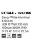 NOVA LUCE nástěnné svítidlo CYRCLE bílý hliník a akryl LED 12W 230V 3000K IP20 9248155