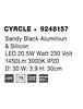 NOVA LUCE nástěnné svítidlo CYRCLE černý hliník a akryl LED 20.5W 230V 3000K IP20 9248157