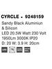 NOVA LUCE nástěnné svítidlo CYRCLE černý hliník a akryl LED 20.5W 230V 3000K IP20 9248159