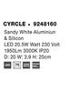 NOVA LUCE nástěnné svítidlo CYRCLE bílý hliník a akryl LED 20.5W 230V 3000K IP20 9248160