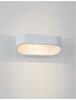 NOVA LUCE venkovní nástěnné svítidlo MILE bílý hliník a sklo LED 9W 3000K 100-240V 155st. IP54 světlo nahoru a dolů 9257871