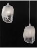 NOVA LUCE závěsné svítidlo ICE bílé sklo s přechody a bílý kov G9 5x5W 230V IP20 bez žárovky 9260235