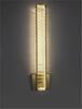 NOVA LUCE nástěnné svítidlo AURELIA zlatý kov a křišťál LED 19W 230V 3500K IP20 třída I 9333065