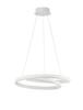 NOVA LUCE závěsné svítidlo MALVI bílý hliník a akryl LED 32W 230V 3000K IP20 9357041