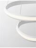 NOVA LUCE závěsné svítidlo ARIES bílý hliník a akryl LED 48W 230V 3000K IP20 stmívatelné 9357061