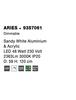 NOVA LUCE závěsné svítidlo ARIES bílý hliník a akryl LED 48W 230V 3000K IP20 stmívatelné 9357061