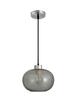 NOVA LUCE závěsné svítidlo JADE kouřové foukané sklo a nikl satén kov E27 1x12W IP20 bez žárovky 9361723