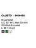 NOVA LUCE stropní svítidlo CALISTO mosazný kov E27 8x12W 230V IP20 bez žárovky 9404078