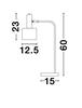 NOVA LUCE stolní lampa PAZ zlatý kov bílé kovové stínidlo bílá základna E27 1x12W 230V IP20 bez žárovky 9426651