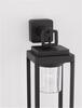 NOVA LUCE venkovní nástěnné svítidlo FIGO antracitový hliník a čirý akryl E27 1x12W 220-240V bez žárovky IP65 9492500