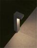 NOVA LUCE venkovní sloupkové svítidlo ARAN šedý beton skleněný difuzor LED 5W 3000K 120-230V IP65 9540212