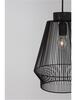 NOVA LUCE závěsné svítidlo BREDO černý hliník černý kabel E27 1x12W 230V IP20 bez žárovky 9586510